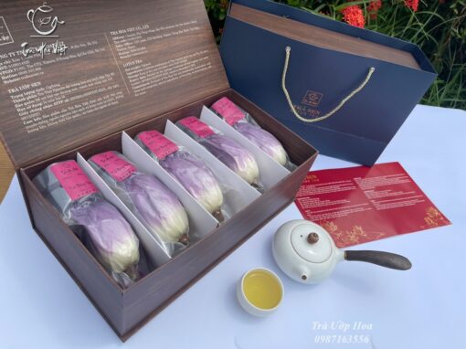 Trà sen Tây Hồ ( Hộp 10 bông)